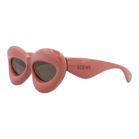 Loewe Womens Cat Eye Pink Pink Brown Fashion Designer Eyewear - Picture 1 of 4